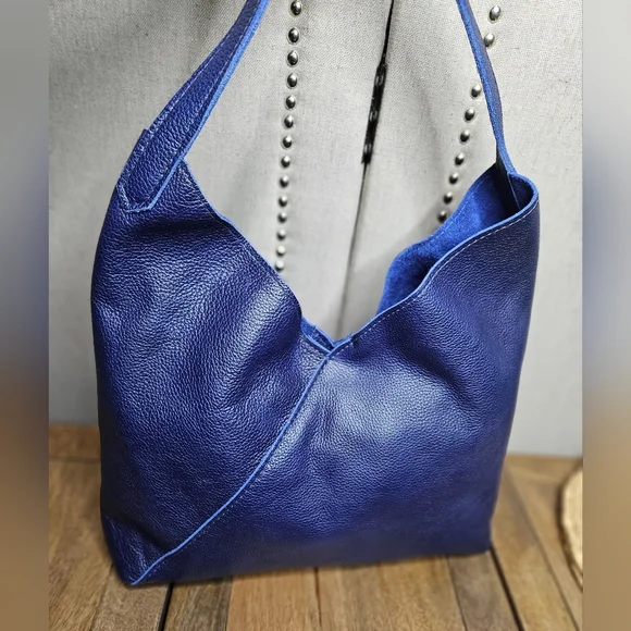 Portland Leather Goods Oversized Naomi Cobalt Blue - Picture 8 of 16